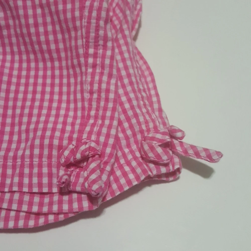 Koala Baby Pink & White Plaid Cotton Capris 3-6M